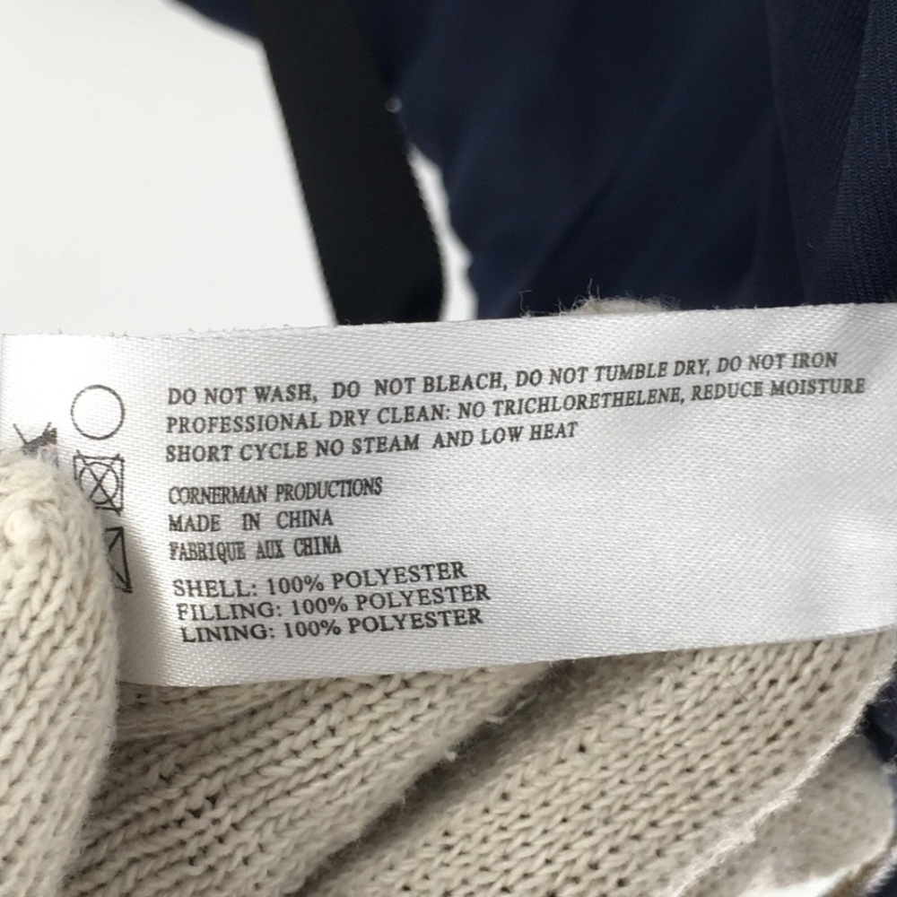 Stampd Mens Bomber Jacket Full Zip Hidden Pockets Blue Interior Straps Sz XXL - Picture 15 of 16